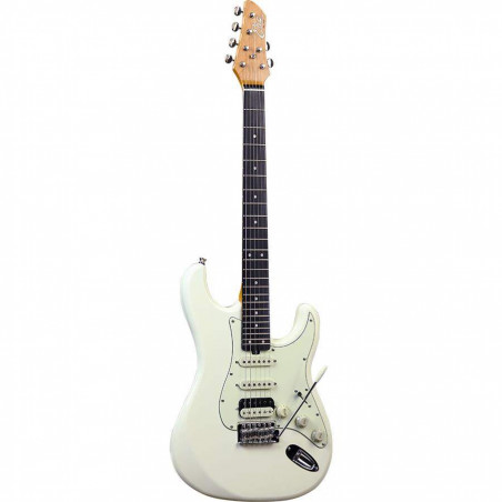 comprar Guitarra Eléctrica EKO AIRE V-NOS OLYMPIC WHITE, Guitarra Eléctrica tipo Stratocaster en color Blanco.