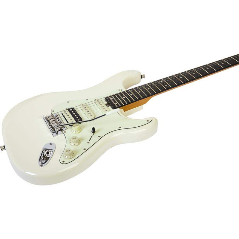 comprar Guitarra Eléctrica EKO AIRE V-NOS OLYMPIC WHITE, Guitarra Eléctrica tipo Stratocaster en color Blanco.