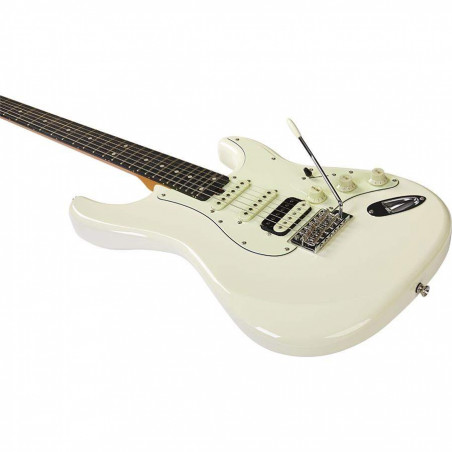 comprar Guitarra Eléctrica EKO AIRE V-NOS OLYMPIC WHITE, Guitarra Eléctrica tipo Stratocaster en color Blanco.