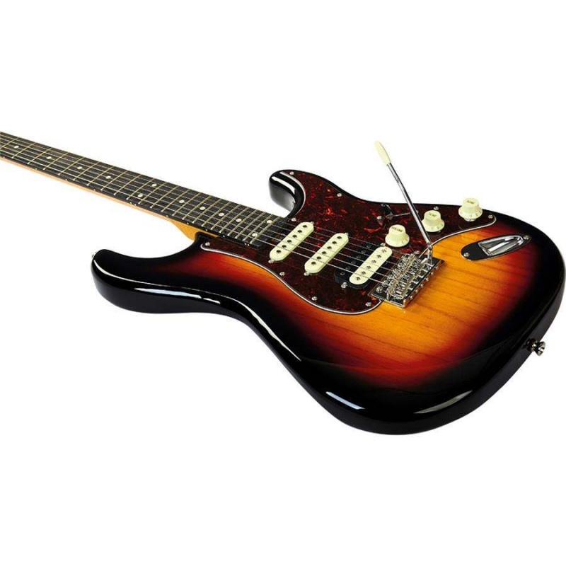 comprar Guitarra Eléctrica EKO AIRE V-NOS SUMBURST, Guitarra Eléctrica tipo Stratocaster en acabado sombreado.
