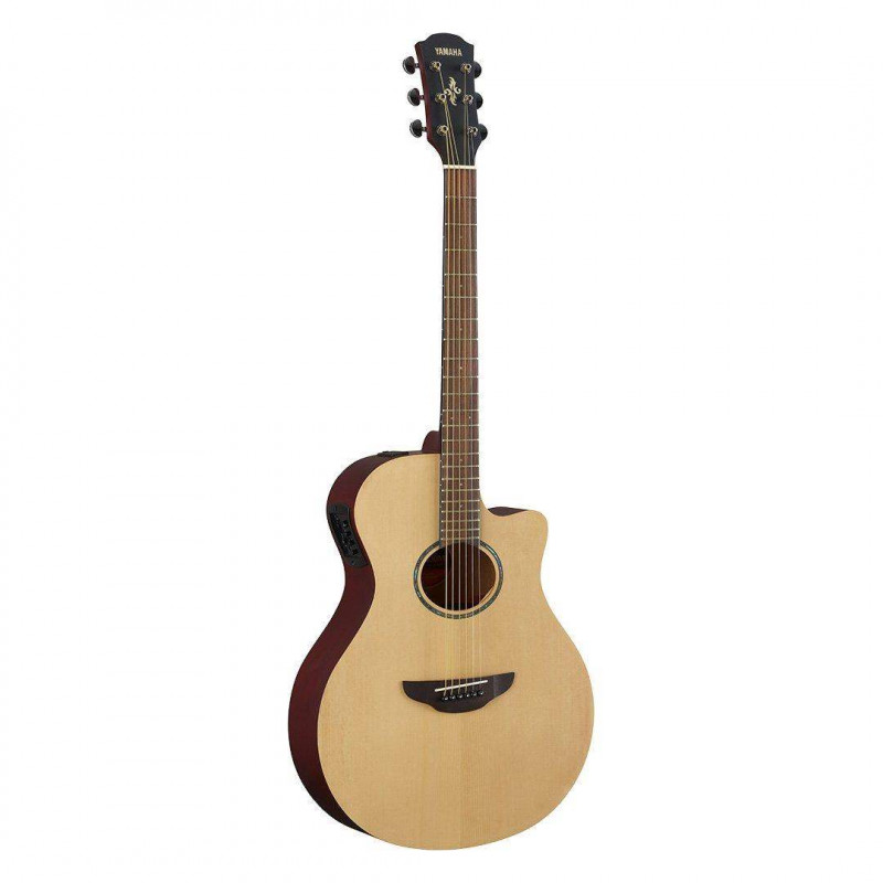 Comprar Guitarra Electroacústica Yamaha APX600M Natural,con cutaway, con tapa de picea, y acabado natural mate.