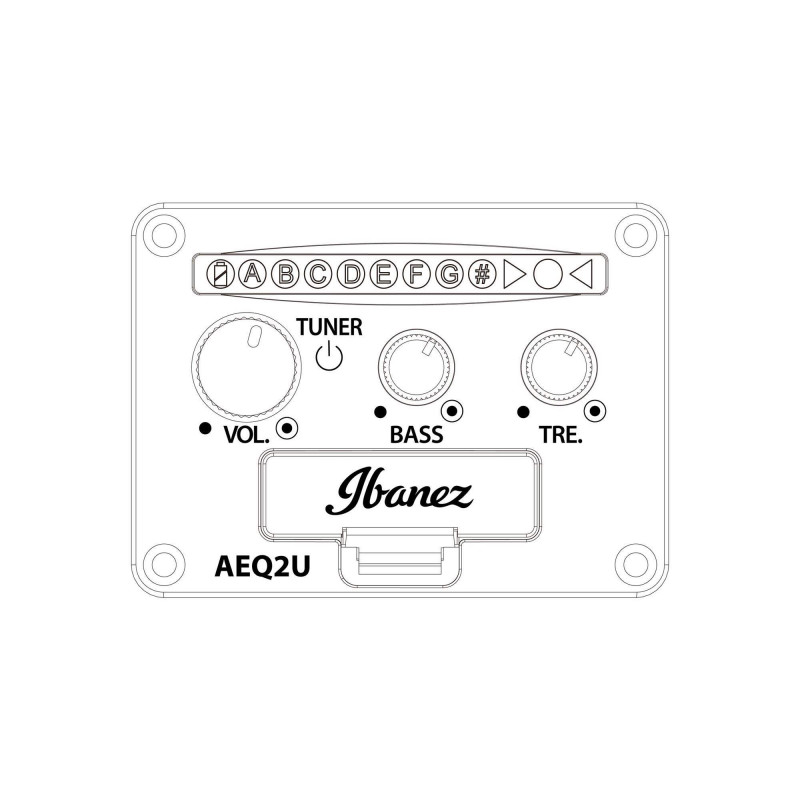 UEW12E-BIF Ukelele Concierto Electrificado 