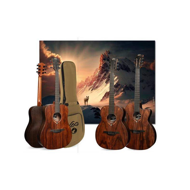 Lag SAUVAGE-D Guitarra Acústica Dreadnought