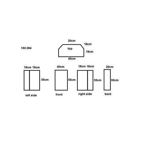 Comprar funda para bafle Vonyx SC12, diseñada para altavoces de 12" de la serie AP/VSA y SPJ
