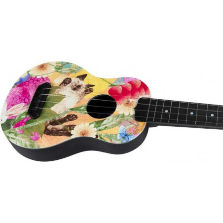 Flight UTS-42 Ukelele Soprano Ultra Travel Series Summer Cat