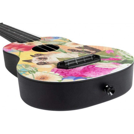 Flight UTS-42 Ukelele Soprano Ultra Travel Series Summer Cat