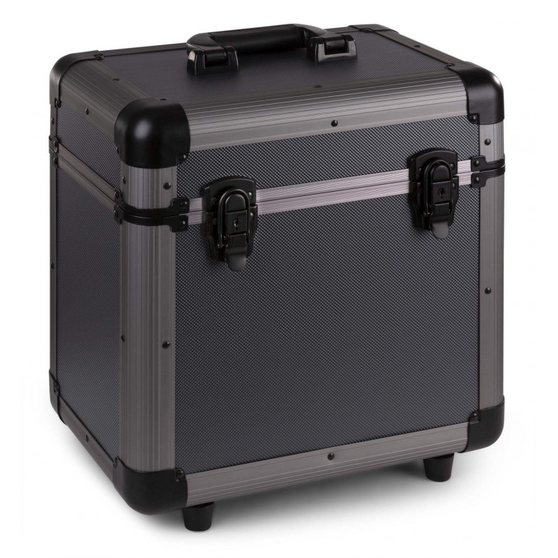 Comprar maleta para vinilos Power Dynamics RC80 color titanio con capacidad para 60 vinilos.