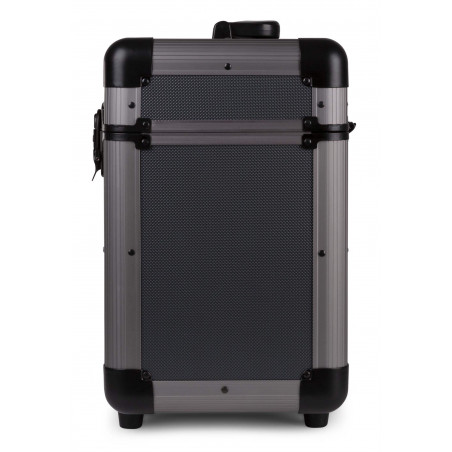 Comprar maleta para vinilos Power Dynamics RC80 color titanio con capacidad para 60 vinilos.
