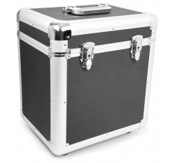 Comprar maleta para vinilos Power Dynamics RC100 negra con capacidad para 80 vinilos.