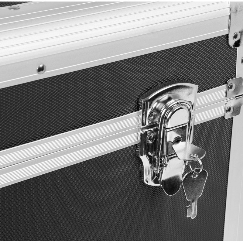 Comprar maleta para vinilos Power Dynamics RC100 negra con capacidad para 80 vinilos.