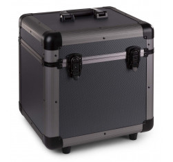 Comprar maleta para vinilos Power Dynamics RC100 titanium con capacidad para 80 vinilos.