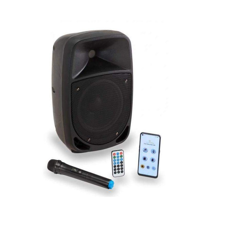 GO-SOUND 8 air Altavoz Activo Portatil con bateria recargable y micro inalambrico.