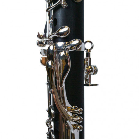 ALPHA Clarinete 18 Llaves y Pilares Plateadas