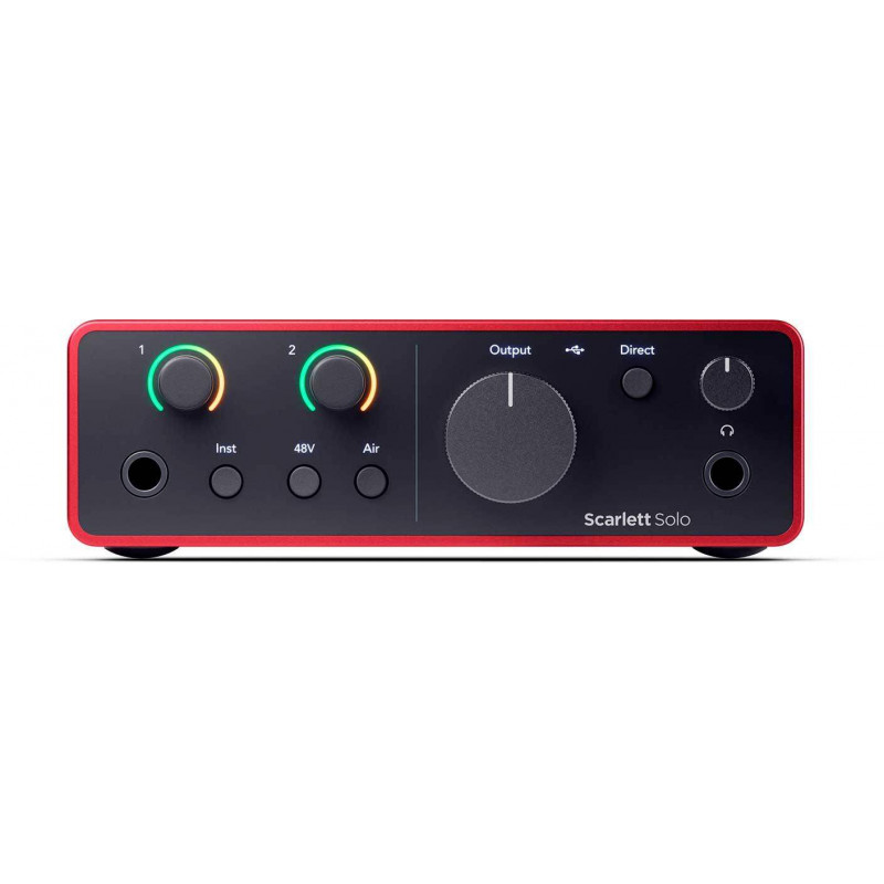 SCARLETT SOLO 4TH GEN Interfaz de audio USB 