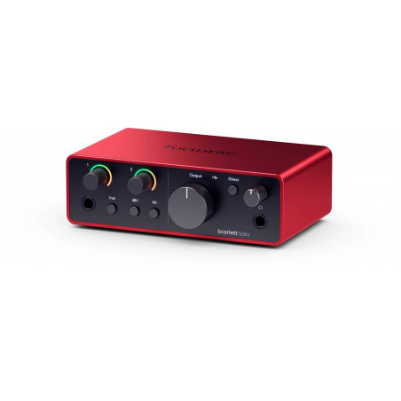 FOCUSRITE SCARLETT SOLO 4TH GEN Interfaz de audio USB