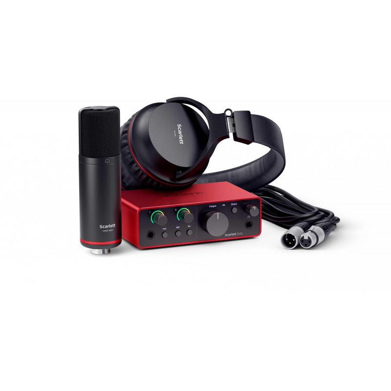 comprar Pack de grabación Home Studio FOCUSRITE SCARLETT SOLO STUDIO 4th GEN