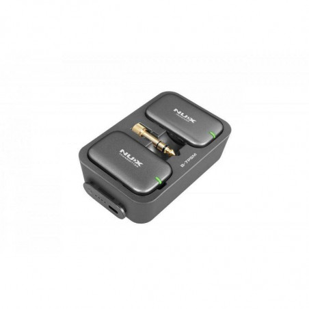 El NUX B-7PSM es un sistema de monitor interno inalámbrico personal con exploración automática del entorno de RF