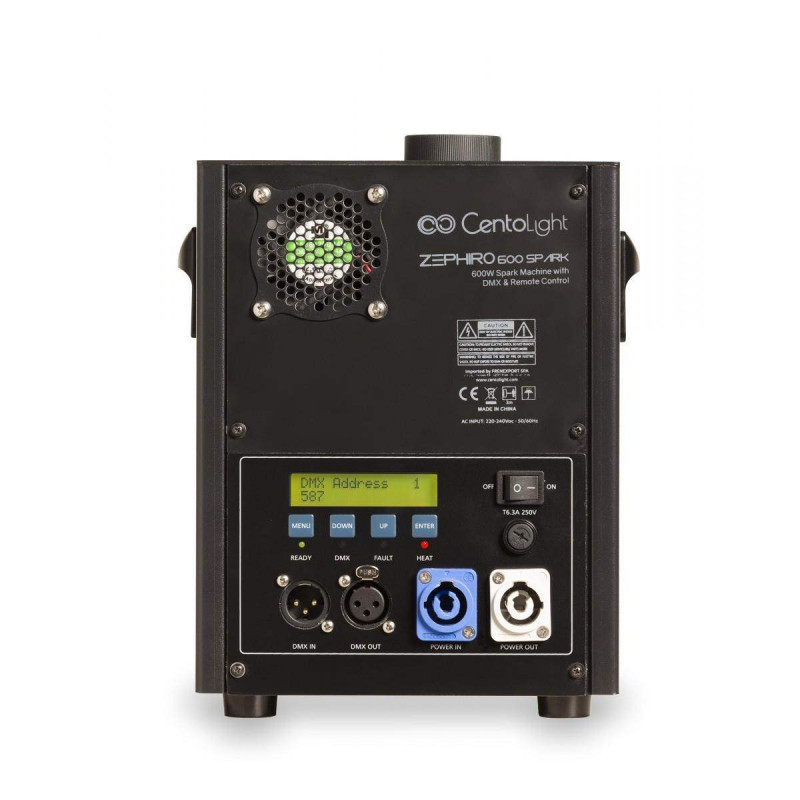 ZEPHIRO 600 SPARK Máquina de chispas.