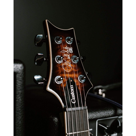 SE CUSTOM 24 QUILT BLACK GOLD SUNBURST Guitarra Eléctrica 