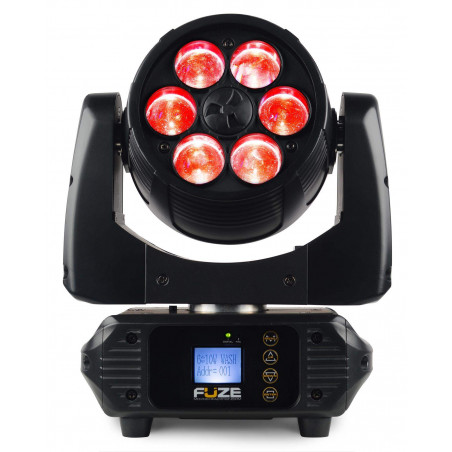 Beamz Fuze610Z Cabeza Movil Wash 6x 10W LED con Zoom