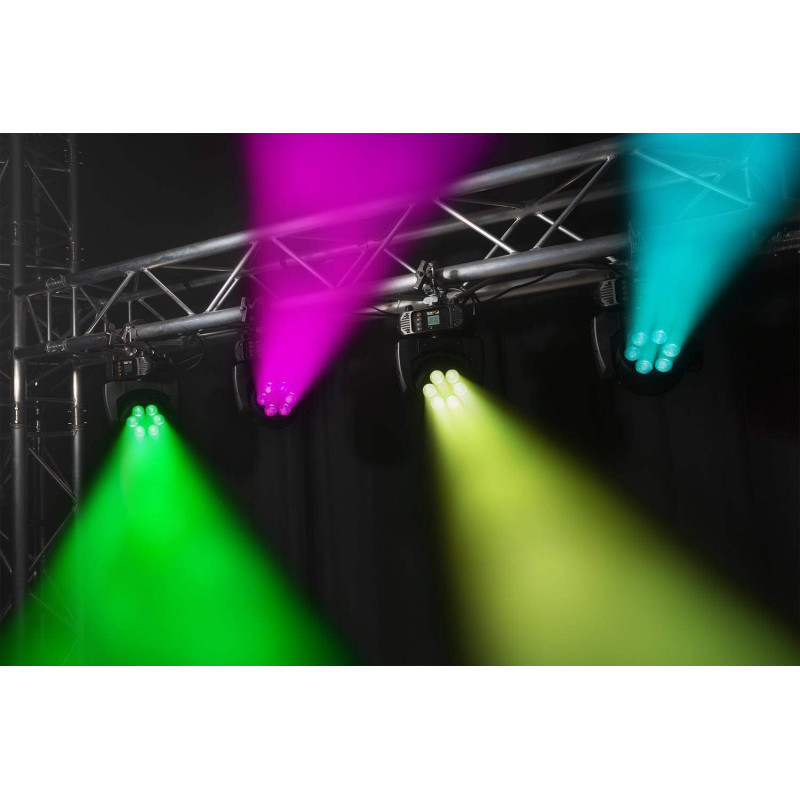 Beamz Fuze610Z Cabeza Movil Wash 6x 10W LED con Zoom