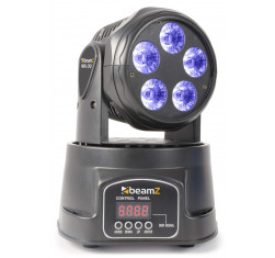 Beamz MHL90 Mini Cabeza Movil wash 5x18W RGBAW-UV LED 2
