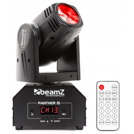 BeamZ Panther 15 Cabeza Movil Mini LED Beam1x 10W 4-in-1 RGBW