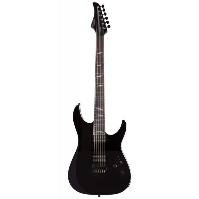 REAPER-6 CUSTOM GLOSS BLK Guitarra Eléctrica Strato Negra