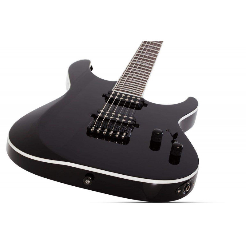 Schecter REAPER-6 CUSTOM GLOSS BLK Guitarra Eléctrica Strato Negra