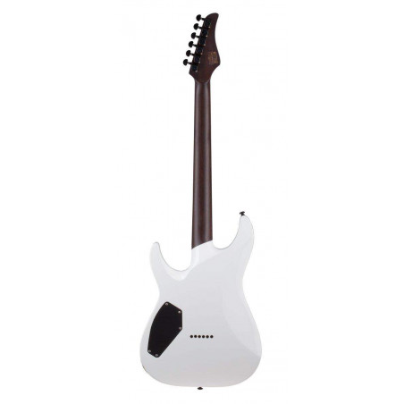 Schecter REAPER-6 CUSTOM GLOSS WHITE Guitarra Eléctrica Strato Blanca
