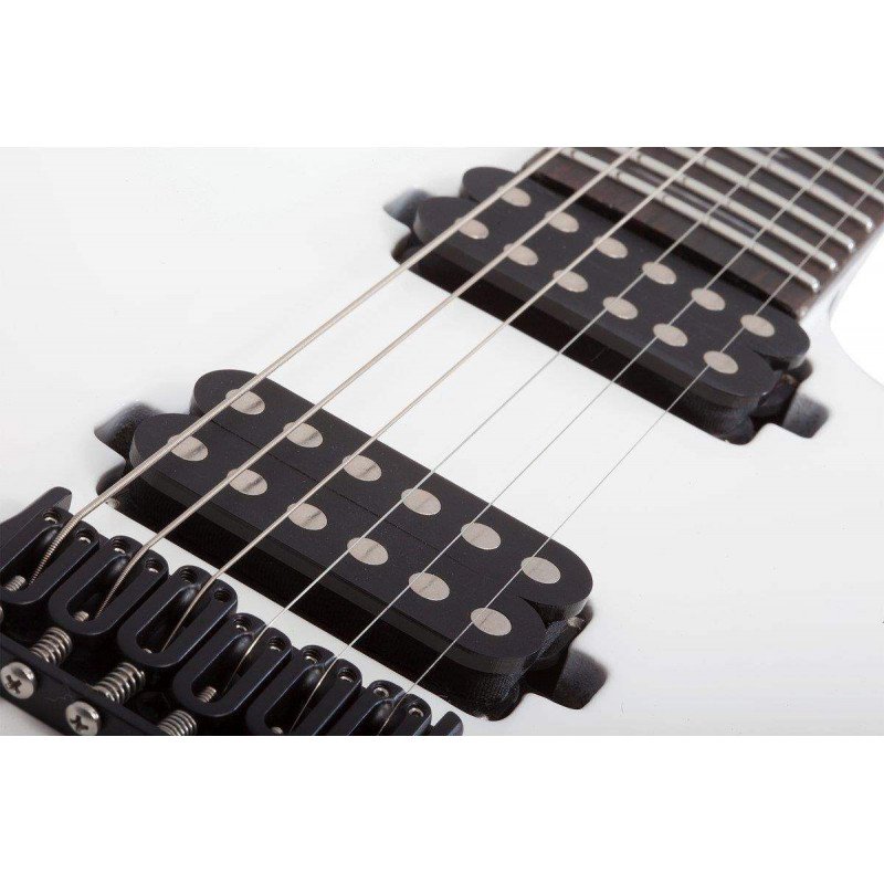 Schecter REAPER-6 CUSTOM GLOSS WHITE Guitarra Eléctrica Strato Blanca