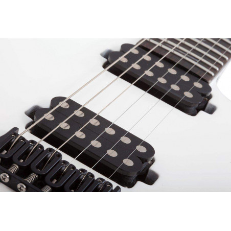 Schecter REAPER-6 CUSTOM GLOSS WHITE Guitarra Eléctrica Strato Blanca