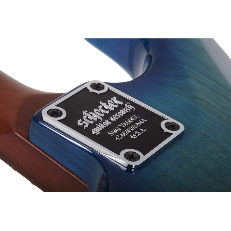 Schecter TRADITIONAL PRO TRANSP BLUE BURST Guitarra Eléctrica Strato