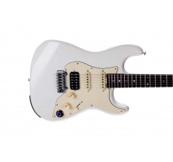 comprar Guitarra eléctrica tipo strato con multiefectos y Bluetooth MOOER Effects P800 Olympic White. 2