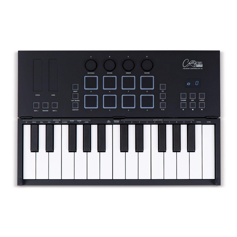 CARRY ON FC25 Teclado Controlador MIDI Plegable 25 Teclas