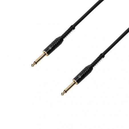Cable de Instrumento de Jack 6,3 mm mono a Jack 6,3 mm mono de 3 m de distancia, calidad 3 estrellas Cable de Instrumento de Jack 6,3 mm mono a Jack 6,3 mm mono de 3 m de distancia, calidad 3 estrellas