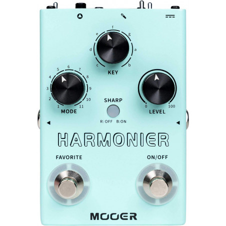 MOOER MVP2 HARMONIER Pedal Procesador Vocal