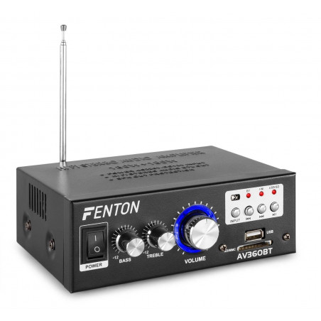 AV360BT Mini amplificador con BT/FM/SD/USB/MP3