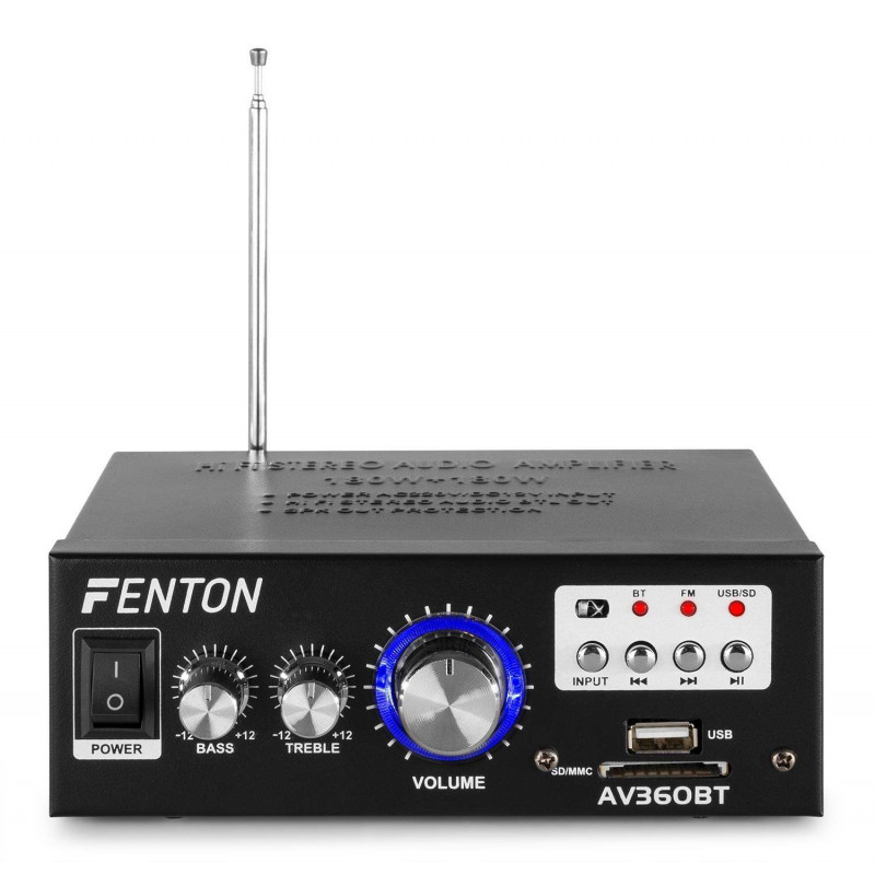 AV360BT Mini amplificador con BT/FM/SD/USB/MP3