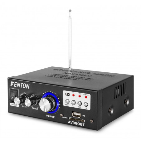 AV360BT Mini amplificador con BT/FM/SD/USB/MP3