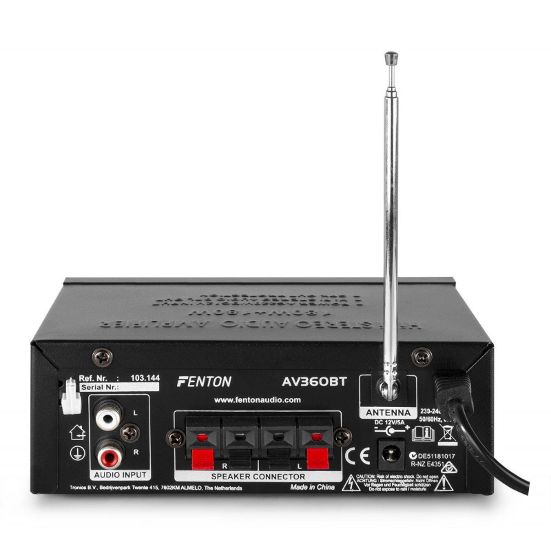 AV360BT Mini amplificador con BT/FM/SD/USB/MP3