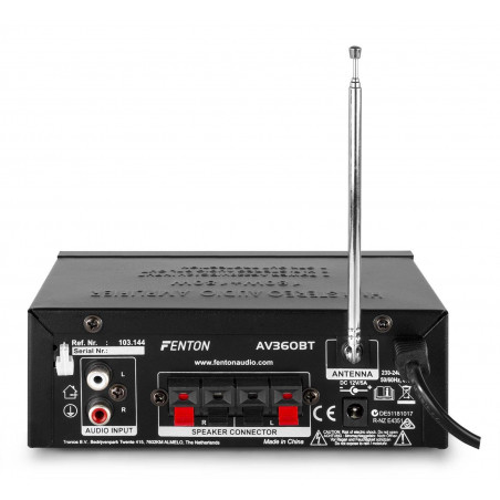 AV360BT Mini amplificador con BT/FM/SD/USB/MP3