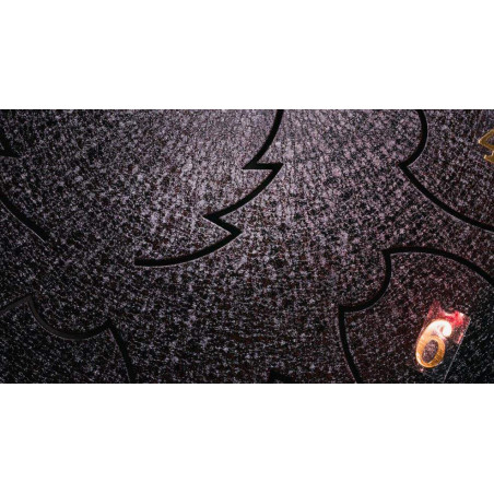 F-Zone STD1213N Steel Tongue Drum 12" 13 Notas Negro Jaspeado