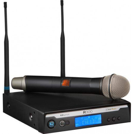 R300-HD/A Sistema Inalámbrico con micro de mano UHF R300-HD/A Sistema Inalámbrico con micro de mano UHF