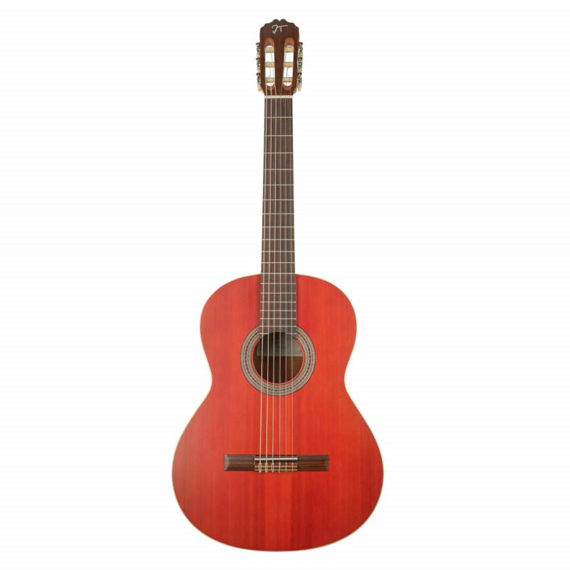JTC-5S WINE RED Guitarra Clásica tapa maciza