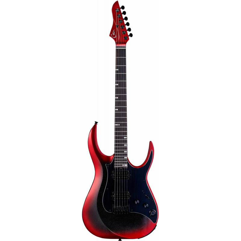 MOOER M800 DARK RED Guitarra con multiefectos y conexión BT