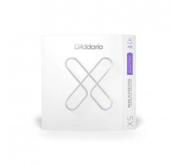 compra juego de cuerdas para guitarra eléctrica D'addario XSE1149 recubiertas XS Nickel, calibre medio, 11-49.