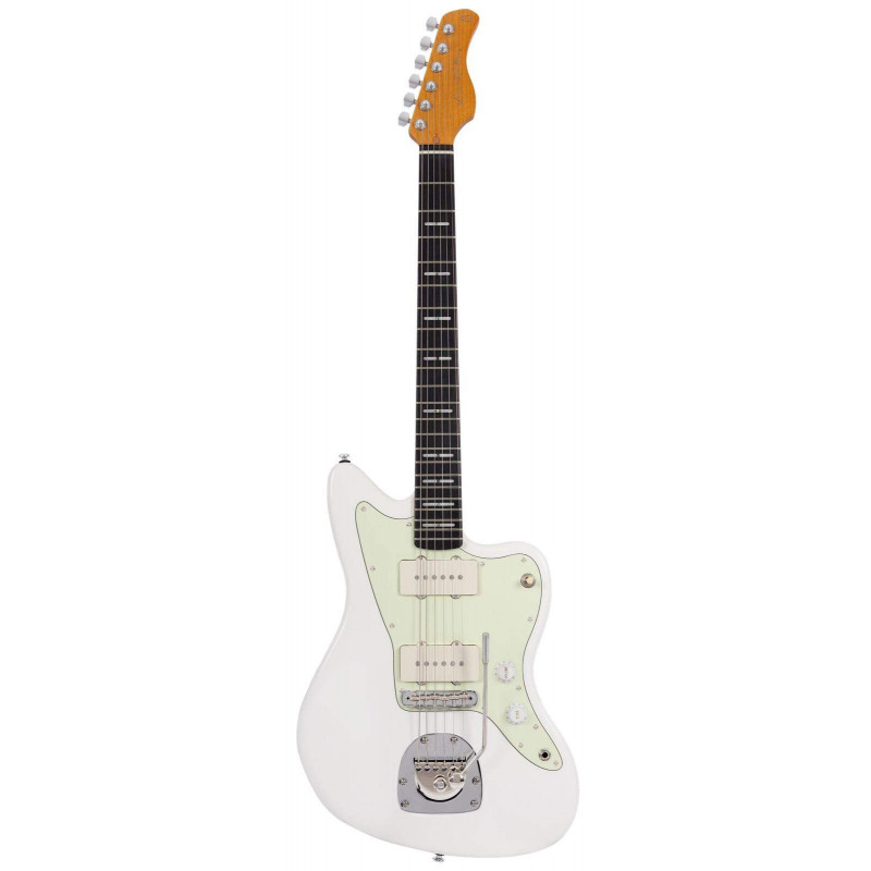 comprar Guitarra Eléctrica Sire LARRY CARLTON J5 WHITE, Guitarra Eléctrica con aspecto Retro/Vintage, tipo Jazzmaster.