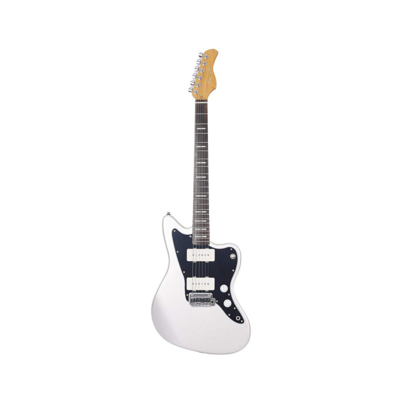 comprar Guitarra Eléctrica Sire LARRY CARLTON J3 SILVER, Guitarra Eléctrica con aspecto Retro/Vintage, tipo Jazzmaster.