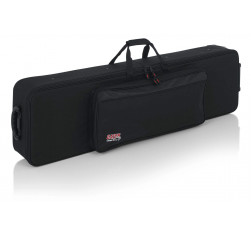 GATOR GK-76 Slim ,Maleta ligera de nylon reforzado para transporte teclados de 76 teclas, acolchada, con ruedas. 2